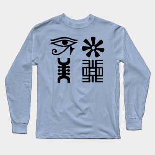 Adinkra  symbols Long Sleeve T-Shirt